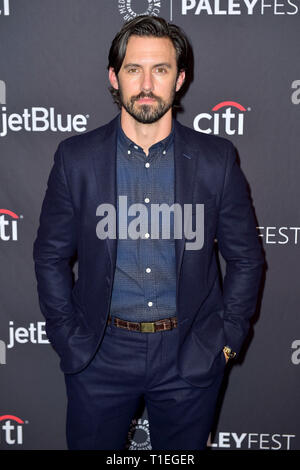 Los Angeles, USA. 24 Mär, 2019. Milo Ventimiglia Screening die NBC TV-Serie "Das ist Uns' am 36. Paleyfest2019 am Dolby Theater, Hollywood. Los Angeles, 24.03.2019 Quelle: dpa/Alamy leben Nachrichten Stockfoto