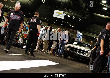 SCOTTSDALE, AZ/USA - Januar 17, 2019: Barrett Jackson Auktion bei Westworld in Scottsdale, Arizona, am 17. Januar 2019. Stockfoto