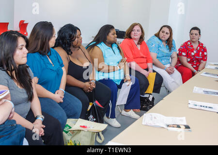 Miami Florida, Geschäfte in Midtown, The Biggest Loser, TV-Show, Reality-TV, Vorsprechen, Tryout, Casting, Übergewicht fettleibig fettleibig fett schwer plump Rotunde st Stockfoto