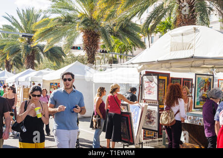 Miami Florida, Coral Gables, Coral Way, Miracle Mile, Karneval, Karneval auf der Meile, Veranstaltung, Straßenmesse, Festival, Hispanic Latin Latino ethnischen Immi Stockfoto