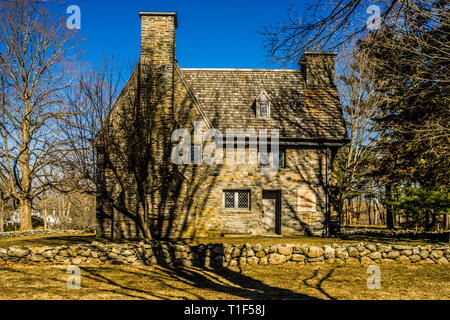 Henry Whitfield Haus Guilford, Connecticut, USA Stockfoto