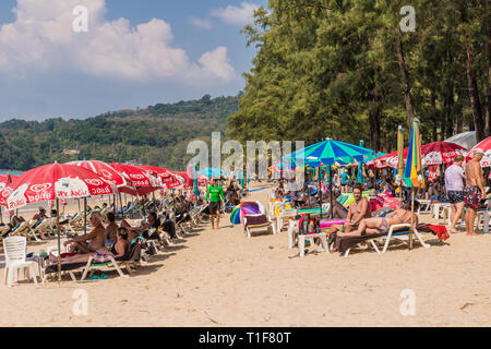 Eine typische Ansicht in kamala Phuket Thailand Stockfoto