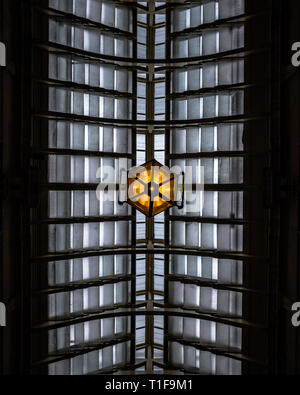 London, Großbritannien: Leadenhall Market im Inneren. Stockfoto