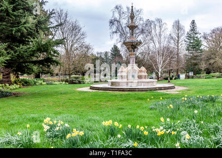 Jephson Gärten, Leamington Spa, Warwickshire, West Midlands, UK. Stockfoto