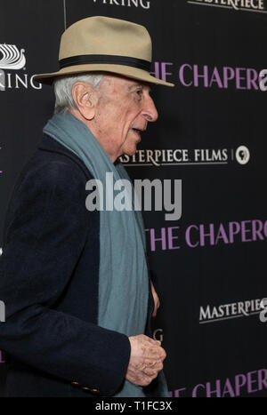 New York, Vereinigte Staaten. 25 Mär, 2019. Gay Talese besucht New York Premiere des Chaperon von PBS und Meisterwerk Filme bewirtet an Museum für Moderne Kunst Credit: Lev Radin/Pacific Press/Alamy leben Nachrichten Stockfoto