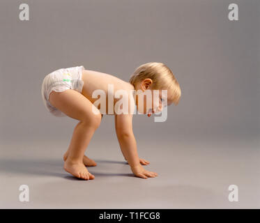 Kind frühzeitig Schritte. Stockfoto