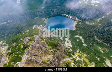 Schönen See Poprad in der Slowakei Stockfoto