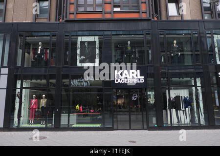 Karl Lagerfeld Store in Berlin Deutschland Stockfoto