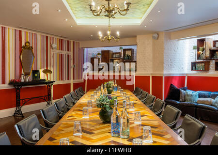 'Salon Der Zetter Hotel in London, England" Stockfoto