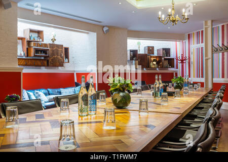 'Salon Der Zetter Hotel in London, England" Stockfoto