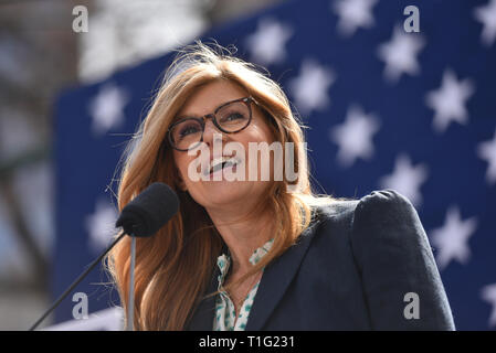 Schauspielerin Connie Britton besucht Sen Kirsten Gillibrand kickoff Rally am 24. März 2019 in New York City. Stockfoto