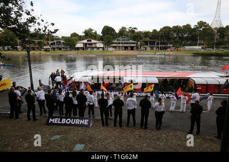 MELBOURNE, Australien - März 13: 2019 F1-Saison starten Stockfoto