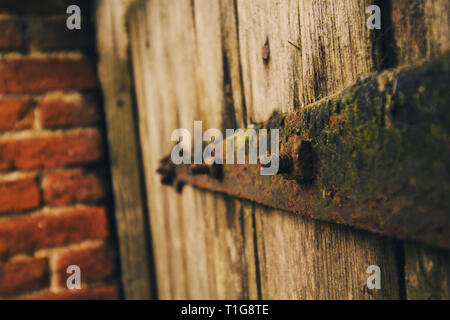 Rustikale Tür im Süden Thoresby Stockfoto