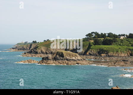 Der Bretonischen Küste nach St. Quay-Portrieux Stockfoto