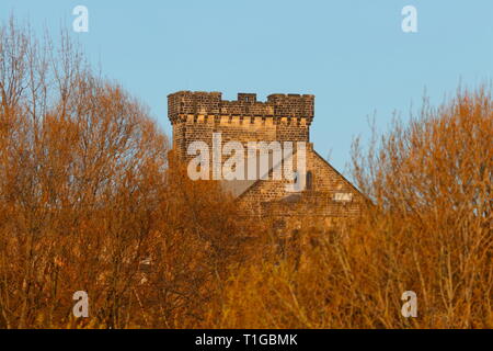 Der Turm des Gefängnisses ihrer Majestys Armley in Leeds Stockfoto