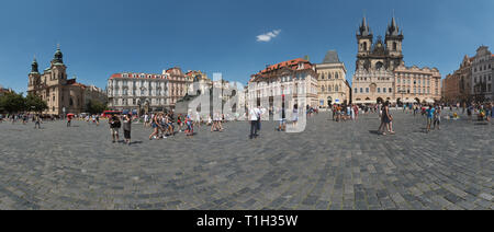 Prag: Old Town Square Stockfoto