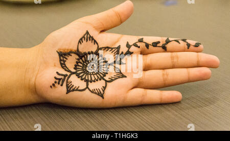 Mehndi, Hochzeitssuite Stockfoto