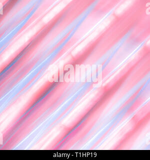 Abstract Pink und Blau Muster Hintergrund - strukturierte Verschwommene Streifen mit isolierten weißen Raum Stockfoto
