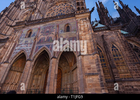 St.-Veits-Dom in Prag Stockfoto