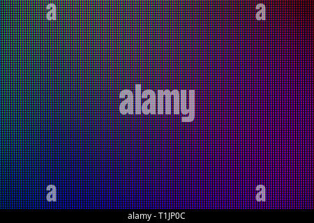 LED-Leuchten von Computer-LED-Monitor Display für grafische Website Vorlage. Strom oder Technologie Concept Design. Stockfoto