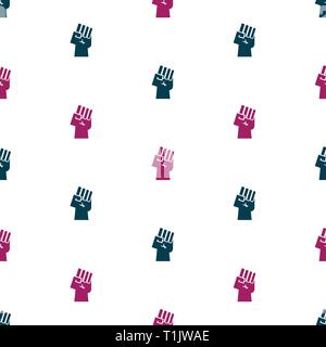 Power Faust Textur, Tapeten, Muster Stock Vektor