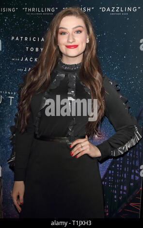 Amber Doig-Thorne am Aus blauen Exklusive Siebung an Picturehouse Zentrale, Piccadilly. Stockfoto