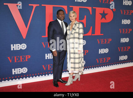 NEW YORK, NY - 26. März Sam Richardson und Nicole Boyd besucht die "Veep" Season 7 Premiere in der Alice Tully Hall, Lincoln Center am 26. März 2019 in New York City. Quelle: John Palmer/MediaPunch Stockfoto