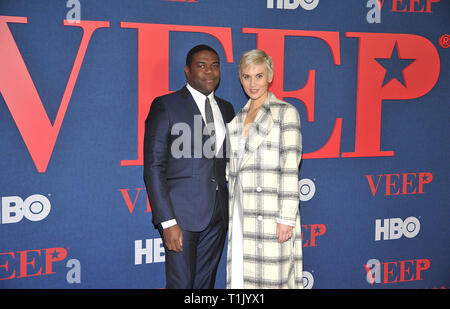 NEW YORK, NY - 26. März Sam Richardson und Nicole Boyd besucht die "Veep" Season 7 Premiere in der Alice Tully Hall, Lincoln Center am 26. März 2019 in New York City. Quelle: John Palmer/MediaPunch Stockfoto
