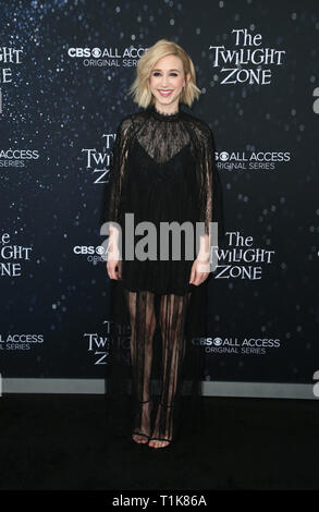 West Hollywood, Kalifornien, USA. 26 Mär, 2019. Farmiga Taissa besucht die CBS alle Zugang zu neuen Serie 'The Twilight Zone'' Premiere auf der Dolby Theater statt. Credit: Faye Sadou/AdMedia/ZUMA Draht/Alamy leben Nachrichten Stockfoto