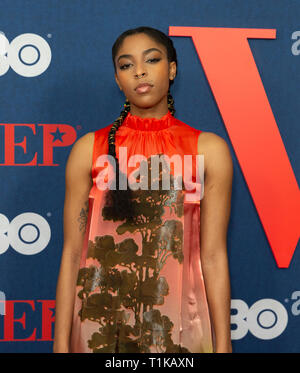 New York, Vereinigte Staaten. 26 Mär, 2019. NEW YORK, NY - 26. März: Jessica Williams die Premiere von "Veep" letzte Saison in der Alice Tully Hall am 26. März 2019 in New York City besucht. Credit: Ron Adar/Alamy leben Nachrichten Stockfoto