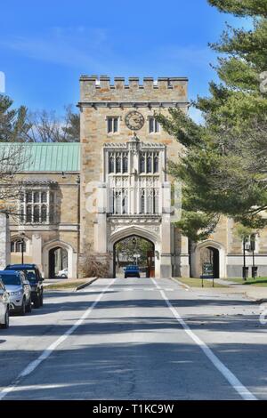 Vassar College, einer der Sieben Schwestern, in Poughkeepsie, Hudson River Valley, Upstate New York, USA Stockfoto