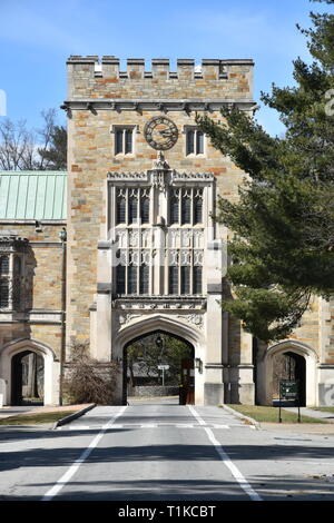 Vassar College, einer der Sieben Schwestern, in Poughkeepsie, Hudson River Valley, Upstate New York, USA Stockfoto