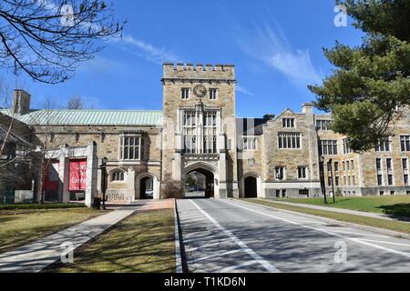 Vassar College, einer der Sieben Schwestern, in Poughkeepsie, Hudson River Valley, Upstate New York, USA Stockfoto