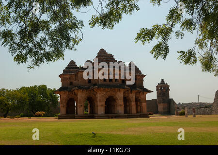 Lotus Mahal in Hampi, Karnataka, Indien Stockfoto