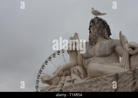 Jardin des Tuileries Skulptur Stockfoto