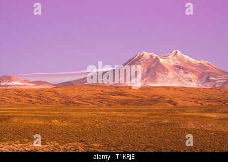 Hügel in den Anden Altiplano (Hochebene), Atacama-wüste, Chile, Südamerika Stockfoto