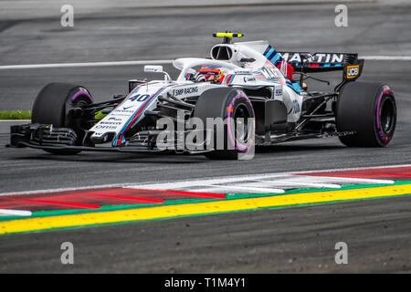 Spielberg/Österreich - 06/29/2018 - #40 Robert Kubica (POL) in seinem Williams FW41 während des RP1 vor dem Grand Prix von Österreich 2018 auf dem Red Bull Ring Stockfoto