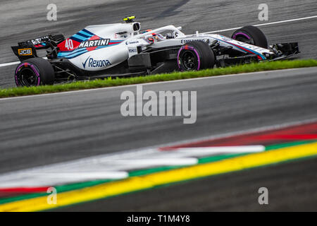 Spielberg/Österreich - 06/29/2018 - #40 Robert Kubica (POL) in seinem Williams FW41 während des RP1 vor dem Grand Prix von Österreich 2018 auf dem Red Bull Ring Stockfoto