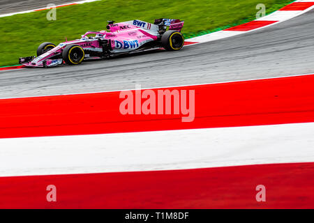 Spielberg/Österreich - 06/29/2018 - #11 SERGIO PEREZ (MEX) in seinem Force India VJM11 während des RP2 auf dem Red Bull Ring vor dem Grand Prix von Österreich 2018 Stockfoto