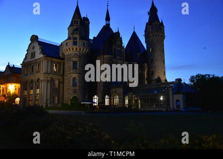 Schloss Moszna mit Nikon D7200 genommen Stockfoto