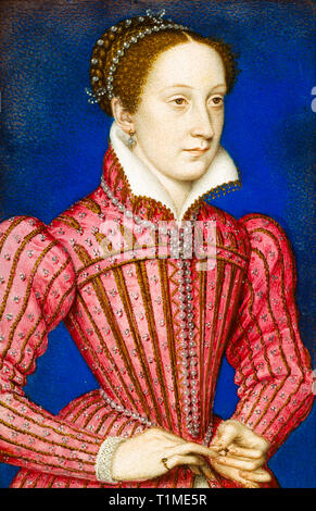 Mary, Königin der Schotten (1542–1587), Porträtgemälde von Francois Clouet, um 1558 Stockfoto