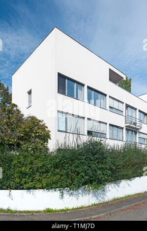 Weissenhofsiedlung (Weißenhofsiedlung) in Stuttgart, Deutschland. Stockfoto