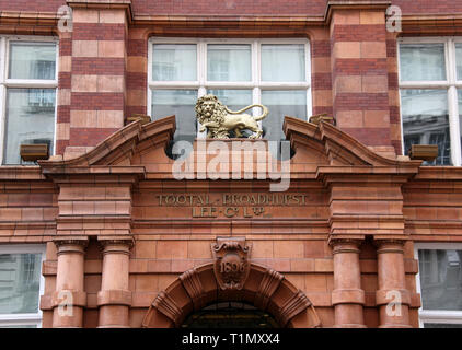 Tootal Broadhurst und Lee Fassade in Manchester, datiert 1896. Stockfoto