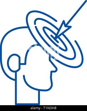 Torhüten Symbol Leitung Konzept. Torhüten flachbild Vektor Symbol, Zeichen, umriss Abbildung. Stock Vektor