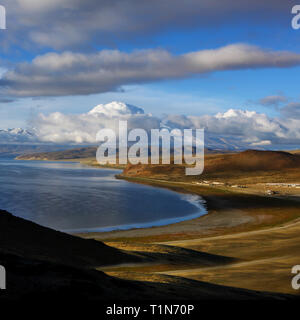 Tibetische Harmonie cuo Landschaft neben Stockfoto