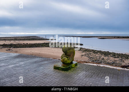 Irvine Hafen North Ayrshire, Schottland auf einem hellen, aber kalten März Tag Stockfoto