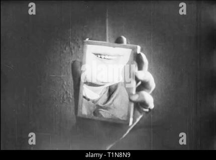 Nosferatu 1922 Jahrgang Film Bildschirm Stockfoto