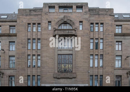 Dundee, Schottland, Großbritannien - März 22, 2019: Bis auf einige eindrucksvolle Architektur, die sich im Stadtzentrum von Dundee in Schottland gesehen werden. Stockfoto