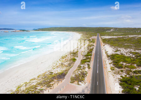 Luftaufnahme der Great Ocean Road in Victoria, Australien Stockfoto