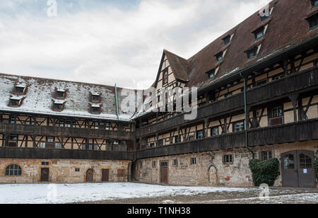 Alte Hofhaltung, alten Hof, Historisches Museum der Stadt Bamberg, Bayern, Deutschland Stockfoto